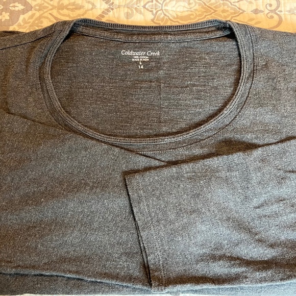 4 cold water Creek three-quarter sleeve T-shirts - Picture 2 of 4